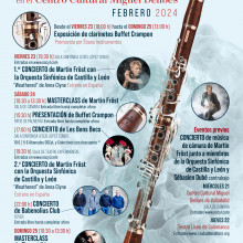 La Orquesta Sinfónica de Castilla y León organiza un amplio programa de actividades en torno al clarinete